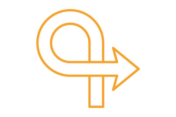 Integrating the Curved Orange Line Icon into Your Creative Workflow