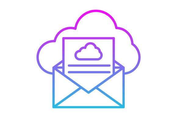 Mastering Modern Communication: The Email Line Gradient Icon