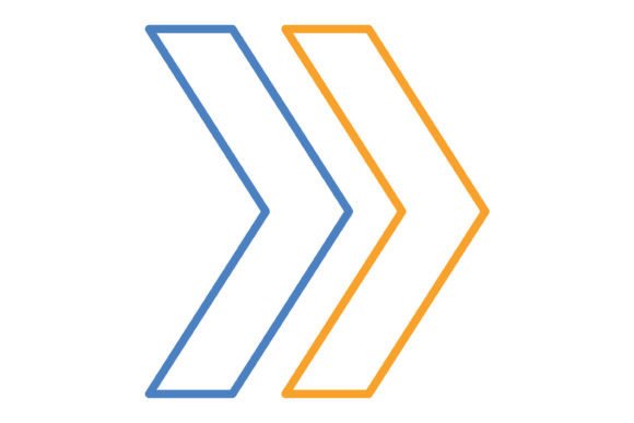 Mastering the Right Chevron Blue Orange Line Icon: A Guide to Smart Design Choices
