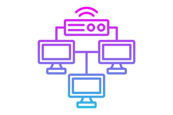 Mastering Your Project Visuals: The Essential Guide to the Local Network Line Gradient Icon Set