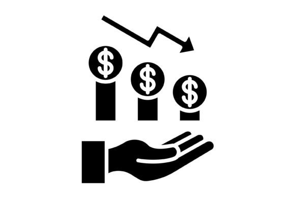 Revenue Glyph Icon: Streamlining Visual Communication for Modern Business